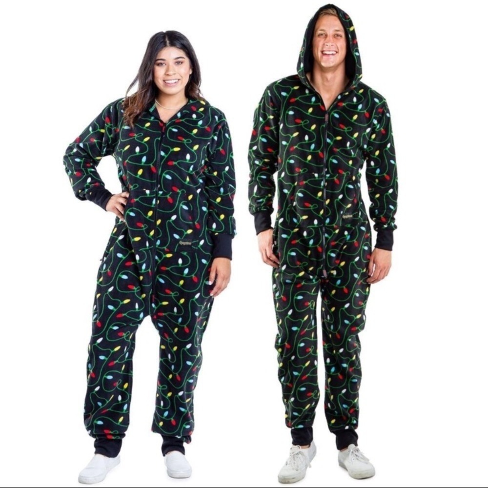 7.Tipsy Elves STRING OF CHRISTMAS LIGHTS JUMPSUIT